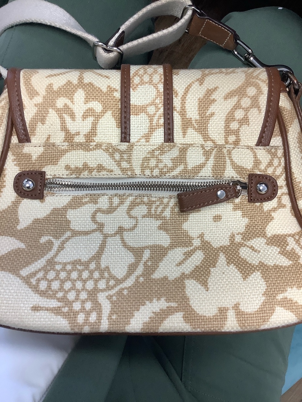 Spartina Beige Crossbody Bag